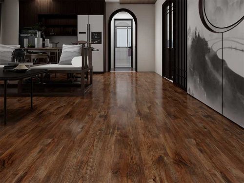 Resolve 5.0 Whiskey Barrel Luxury Vinyl Plank Flooring Full Room View